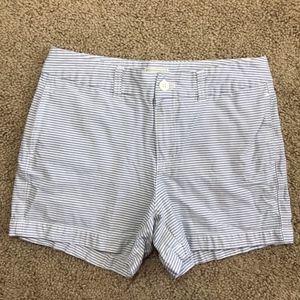 The 4" Short Blue White Striped Shorts